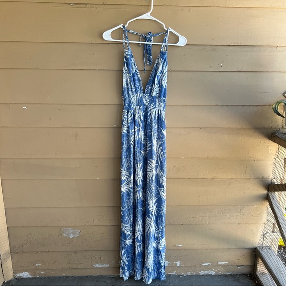 Timing Tropical Print Maxi Dress - Size M - Vacation Resortwear Summer Beach - Picture 1 of 6